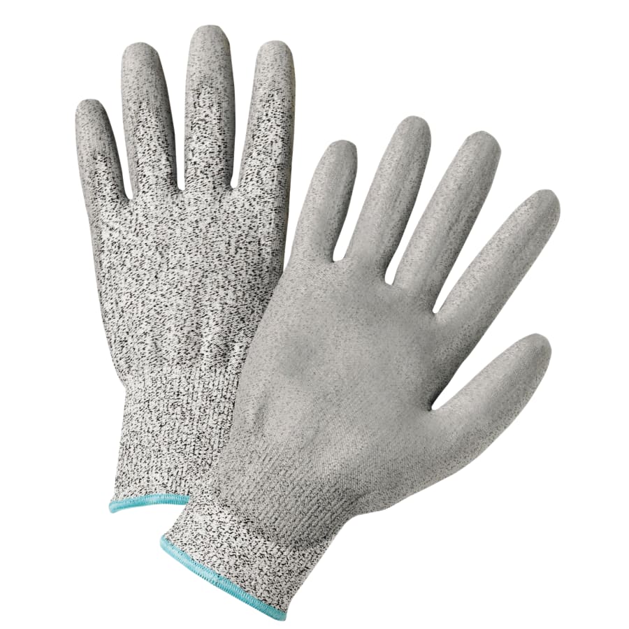 720Dgu Palm Coated HPPE Gloves, X-Large, Gray