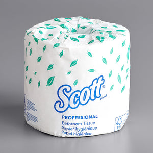 80 Rolls/Case Scott® Essential Individually-Wrapped 550 Sheet Toilet Paper Roll