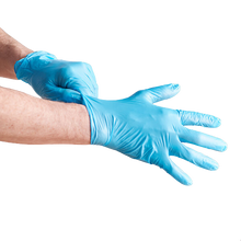 Load image into Gallery viewer, 1000/CS Noble NexGen 3 Mil Thick Blue Hybrid Powder-Free Gloves
