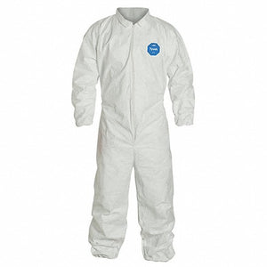 25/CS Tyvek® 400 Collared Coveralls w/Open Wrists/Ankles, Serged Seams