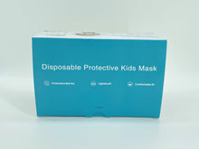 Load image into Gallery viewer, 4000/cs Makena Black 3-ply Kids Masks
