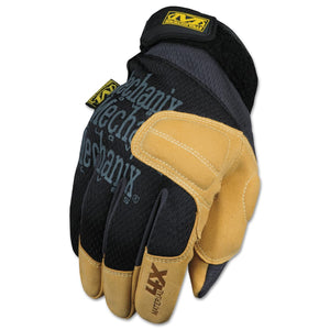 Material4X® Padded Palm Glove, Black/Tan, Medium