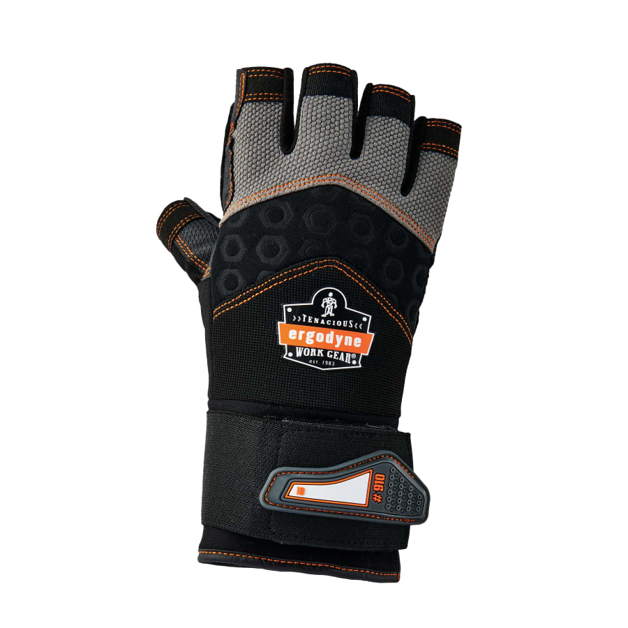 Proflex 910 Impact Gloves, Neoprene, X-Large, Black