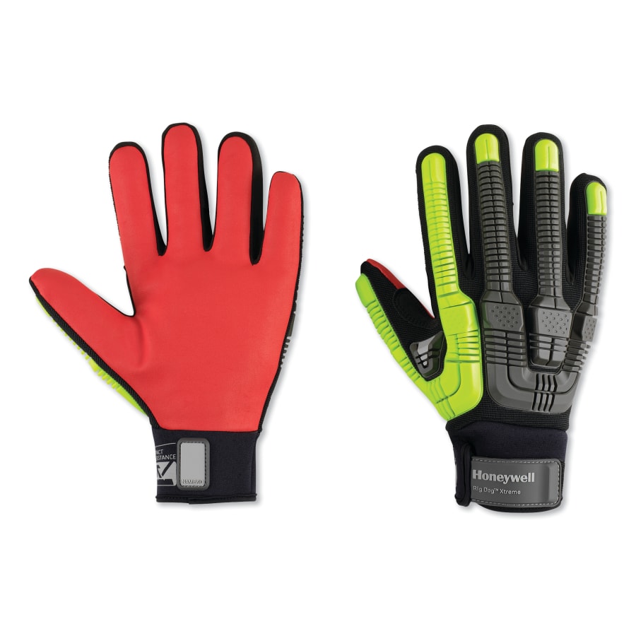 Rig Dog™ Xtreme Gloves, Ansi A6, Hook-And-Loop Cuff, 9/L