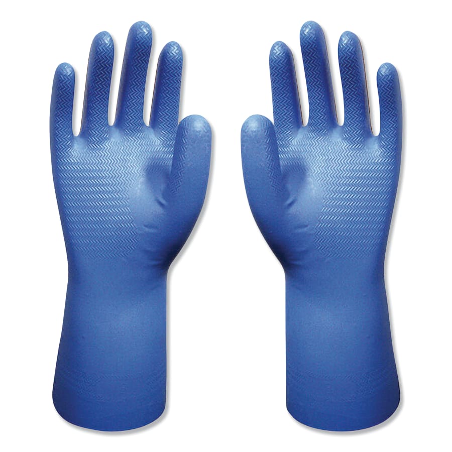 Chemical Resistant Gloves, Size XS, 12 In L, Orange, 1 Pr