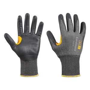 Coreshield™ A2/B Coated Cut Resistant Gloves, 10/XL, HPPE, Nitrile Micro-Foam, 18 Ga, Black