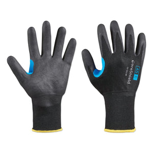Coreshield™ A5/E Coated Cut Resistant Glove, 11/XXL, HPPE/SS, Nitrile Micro-Foam, 13 Ga, Black