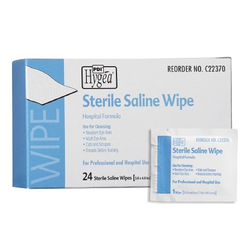 576/CS Hygea Sterile Saline Wipes by PDI, Inc.