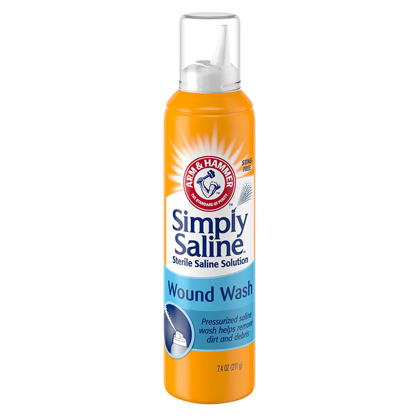 12/CS Simply Saline Wound Wash, 7.4 oz.