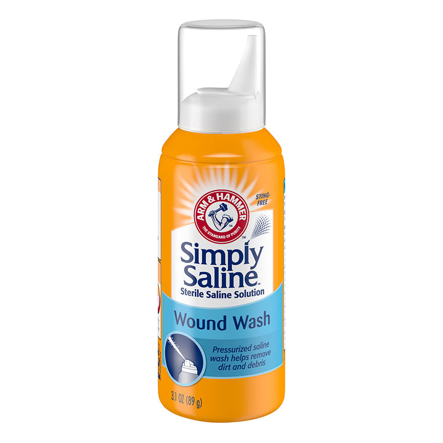 12/CS Simply Saline Wound Wash, 3.1 oz.