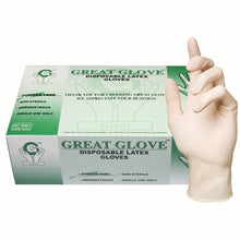 Load image into Gallery viewer, 1000/cs Great Glove Industrial Grade Latex Disposable Gloves
