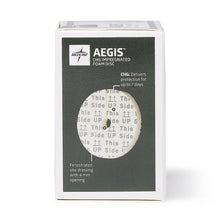Load image into Gallery viewer, 40/CS Aegis CHG-Impregnated 1&quot; Foam Disk Peel-Open Dressing with 4 mm Hole
