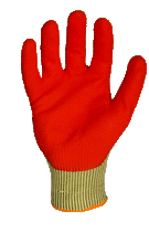 Load image into Gallery viewer, 72 Pairs/CS BULLSEYE™ C56201 Hi-Vis Cut-Resistant Level A5 Gloves with AxiFybr®
