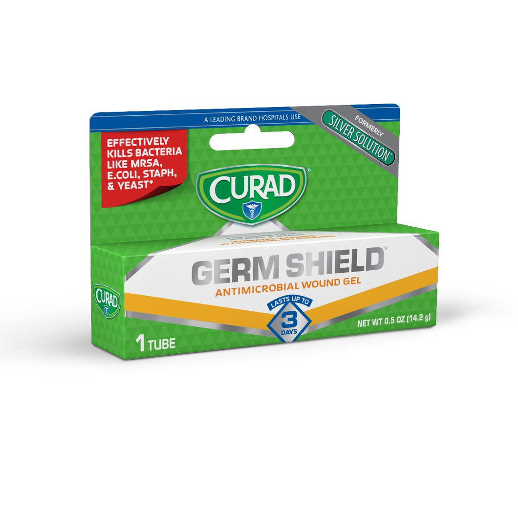 12/CS CURAD Germ Shield Antimicrobial Wound Gel, 0.5 oz. Tube