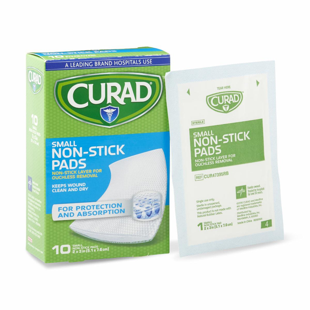120/CS CURAD Sterile Nonstick Pads, 2