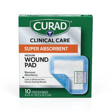 Load image into Gallery viewer, 240/CS CURAD Clinical Advances Super Absorbent Polymer Wound Dressings, 4&quot; x 4&quot;
