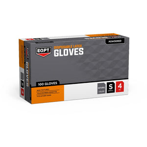 1000/cs EQPT Powdered Latex Industrial Gloves