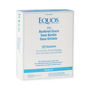 500/CS Equos Sterile Bordered Gauze, 4" x 4"