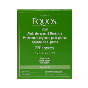 100/CS Equos Calcium Alginate Wound Dressings, 2" x 2"