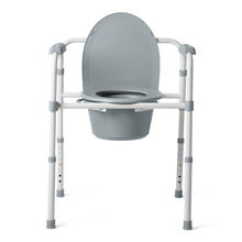 Load image into Gallery viewer, 4/CS Medline 3-in-1 Folding Commodes
