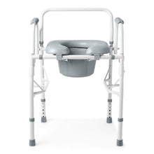 Load image into Gallery viewer, 1 EA Medline Padded Drop Arm Commodes
