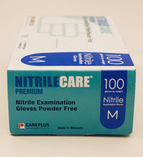 Load image into Gallery viewer, 1000/case NitrileCare Premium Powder Free Nitrile Exam Grade Gloves
