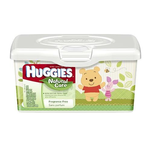 256/CS Huggies Natural Care Wipes Tub