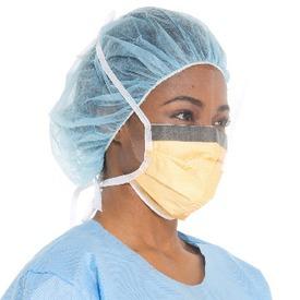 100/CS FLUIDSHIELD Level 3 Surgical Mask with Wrap and Visor by Halyard