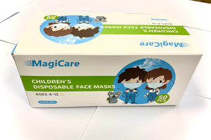 2000PCS MagiCare Level 2 3-Ply Disposable Face Mask for Kids (Blue)