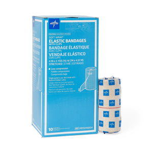 50/CS Medline Soft-Wrap Nonsterile Elastic Bandages, 4" x 5 yd.