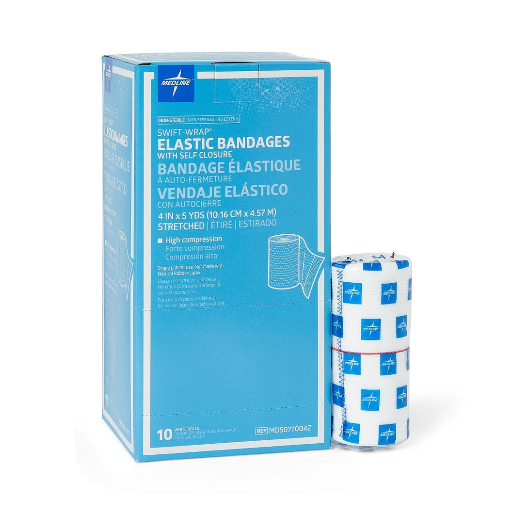 50/CS Swift-Wrap Nonsterile Elastic Bandage with Self-Closure, 4