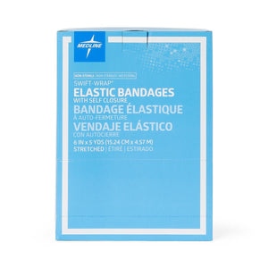 50/CS Swift-Wrap Nonsterile Elastic Bandage with Self-Closure, 6" x 5 yd.