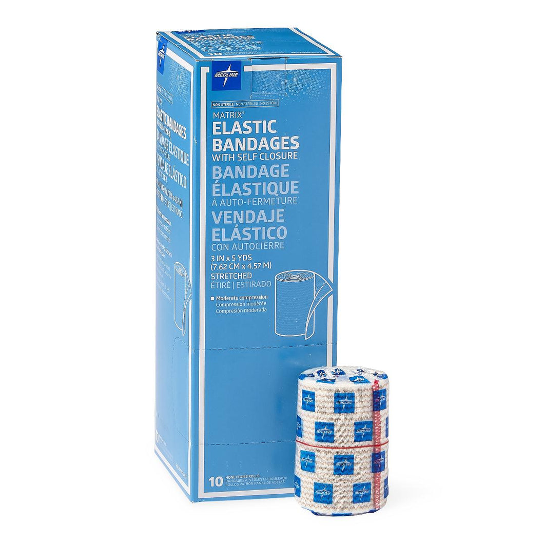50/CS Medline Nonsterile Matrix Elastic Bandages, 3