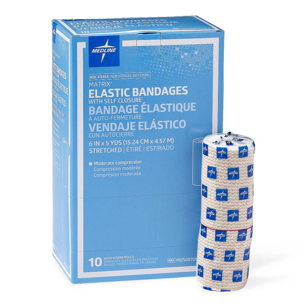 50/CS Medline Nonsterile Matrix Elastic Bandages, 6