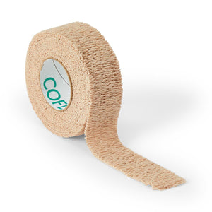 30/CS CoFlex LF2 Quick-Stick Nonsterile Cohesive Bandages, Tan, 1" x 5 yd. (2.5 cm x 4.6 m)