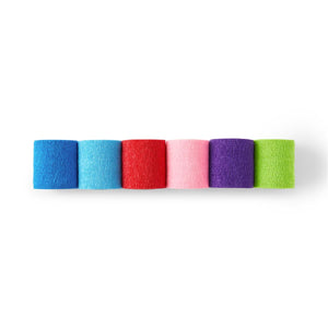 24/CS CoFlex LF2 Quick-Stick Nonsterile Cohesive Bandages, Assorted Colors, 3" x 5 yd. (7.6 cm x 4.6 m)
