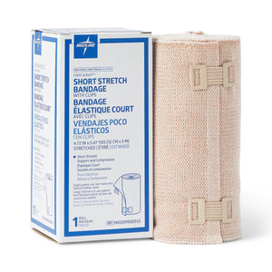 20/CS Medline Firm-Wrap Short Stretch Bandages, 12 cm x 5 m (4.72" x 5.47 yd.)