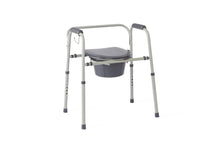 Load image into Gallery viewer, 1/CS Medline Steel Commode with Microban

