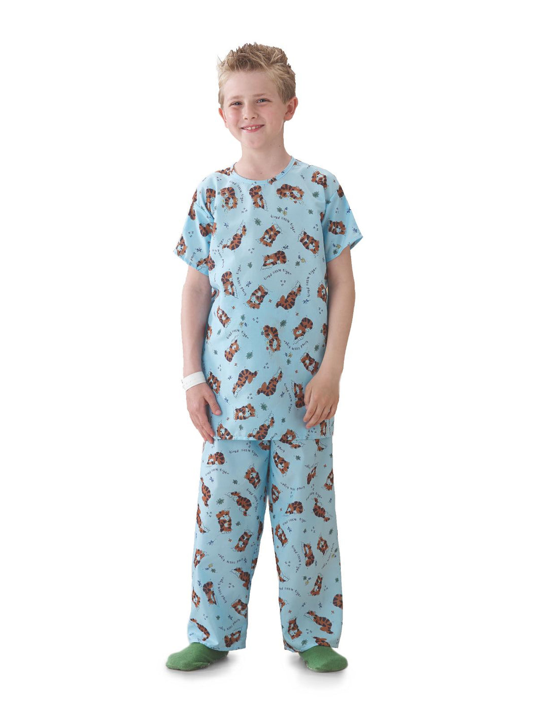 24/2 DZ Tired Tiger Pediatric Patient Gowns