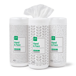 12/CS Medline Hand and Face Cleansing Towelettes