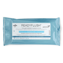 Load image into Gallery viewer, 24/CS Medline ReadyFlush Biodegradable Flushable Wipes, Fragrance Free
