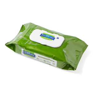 6/CS Medline FitRight Aloe Scented Wet Wipes