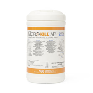 12/CS Medline Micro-Kill AF2 Disinfecting, Deodorizing, Cleaning Wipes 160CT