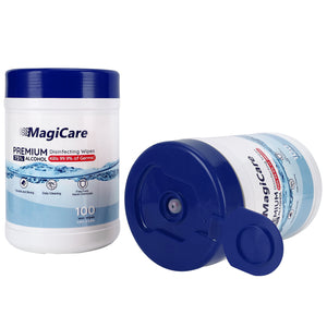 MagiCare Premium 100ct Disinfecting Wipes (24 canisters)
