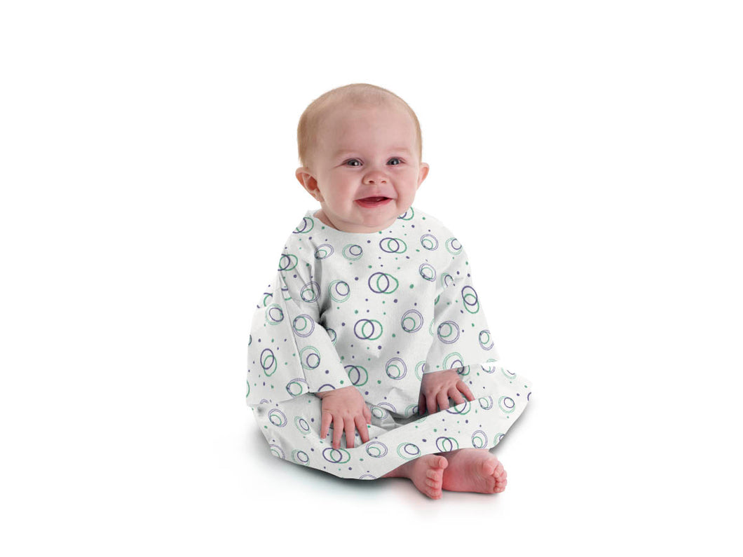 100/CS Medline Disposable Pediatric Patient Gowns, 6-12 Months