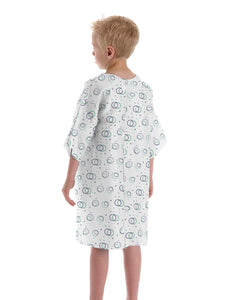 50/CS Medline Disposable Pediatric Patient Gowns, 5-8 Years