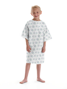 50/CS Medline Disposable Pediatric Patient Gowns, 5-8 Years