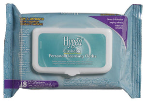 12/CS Hygea Flushable Personal Cleansing Cloths