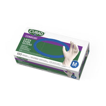 Load image into Gallery viewer, 1000/cs CURAD Powder Free Textured Latex Exam Gloves
