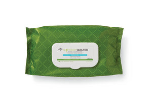 12/CS Medline FitRight Aloe Quilted Personal Cleansing Wipes